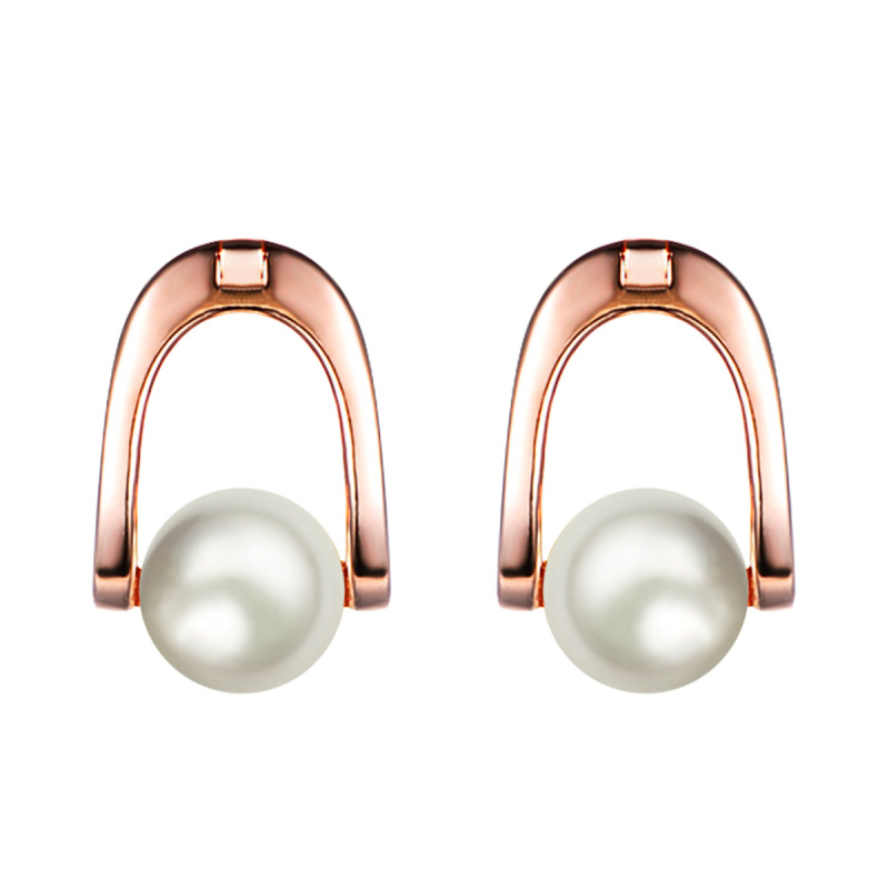 Pearl studs earrings