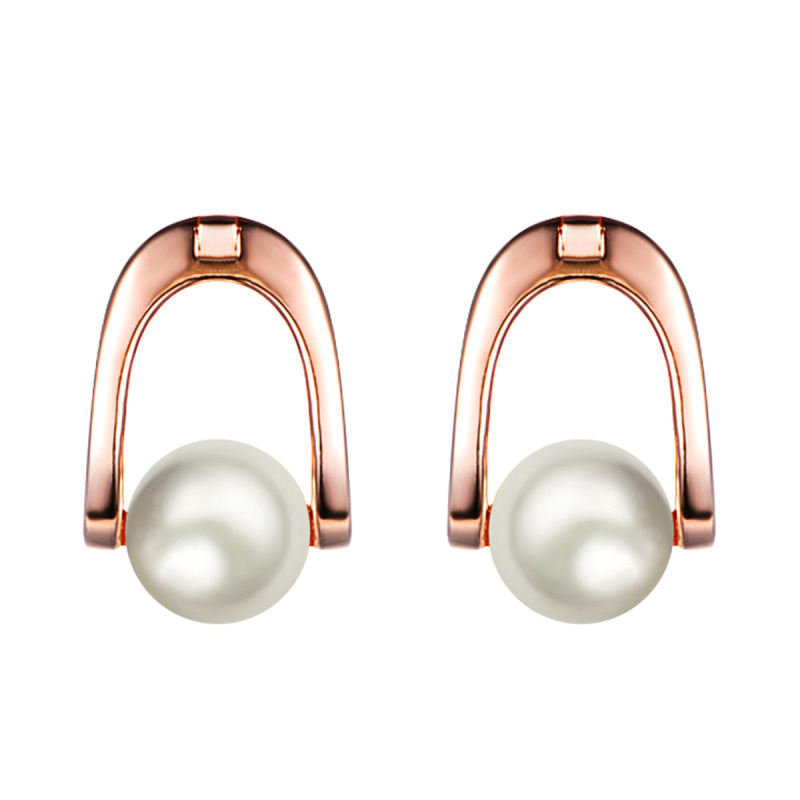 Pearl studs earrings