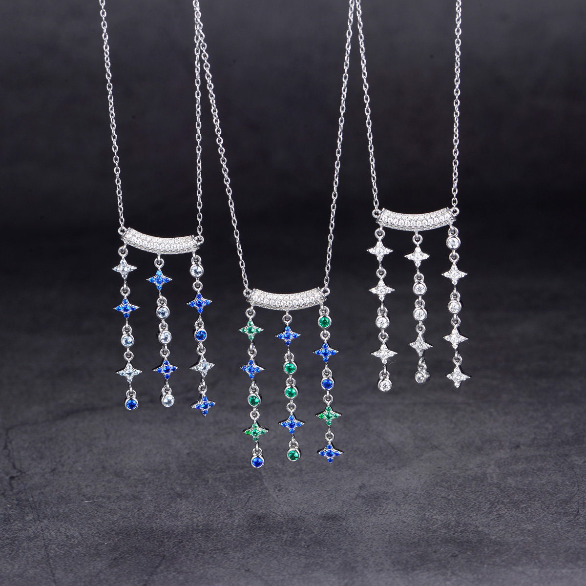 Starlight filled the sky Necklace