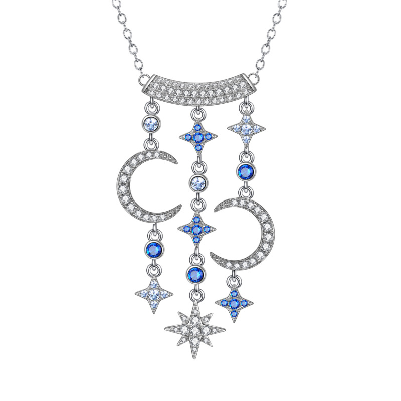 star and moon necklace