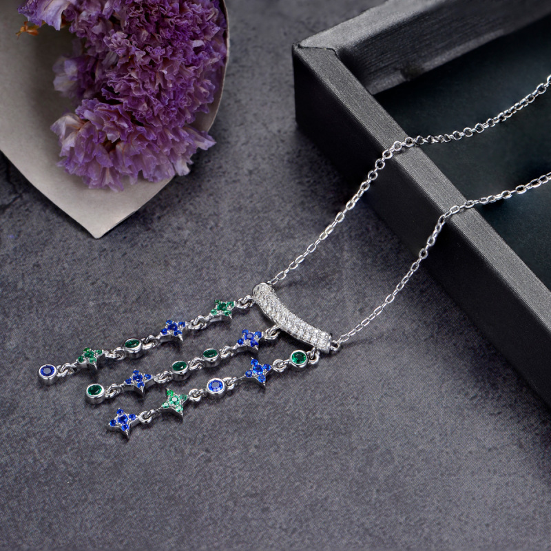 Star and Moon Necklace
