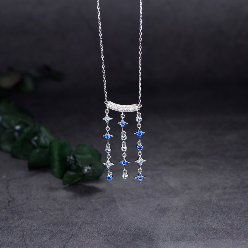 Starlight filled the sky Necklace