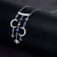 star and moon necklace