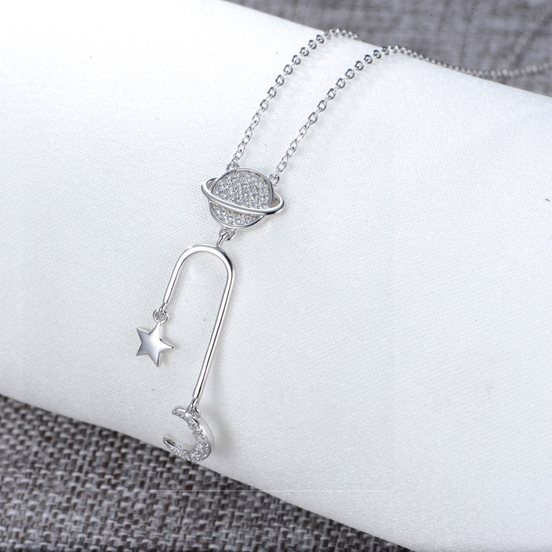 moon and star pendant necklace