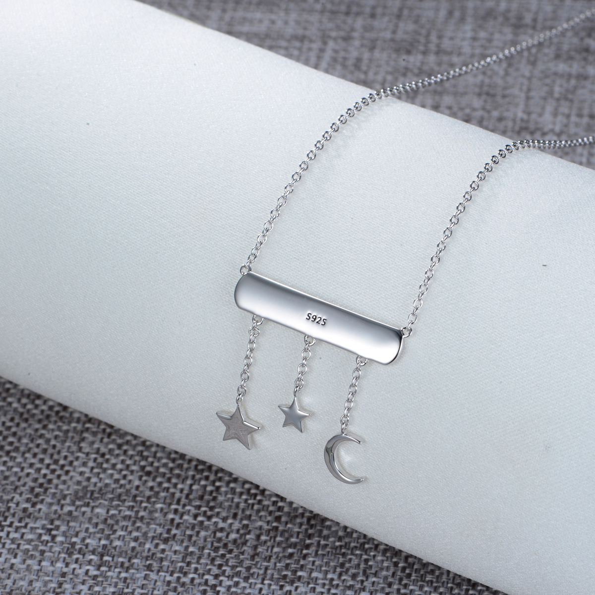 moon and star pendant necklace