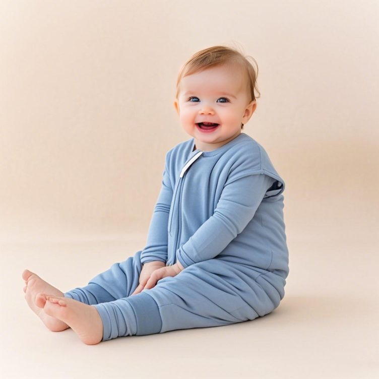 Soft baby sleeping bags zipper bamboo sleep sack