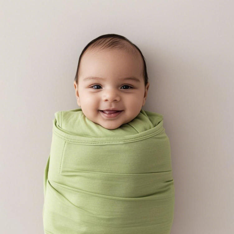 Comfortable bamboo new born baby swaddle