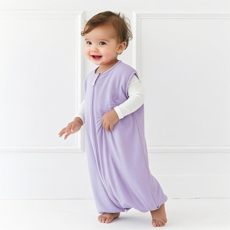 Soft baby sleeping bags zipper bamboo sleep sack