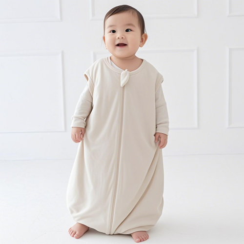 Soft baby sleeping bags zipper bamboo sleep sack