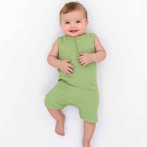 New born short bamboo baby romper