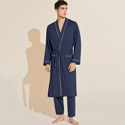 High Quality Wen's pajamas Custom bamboo wen's Nightgown