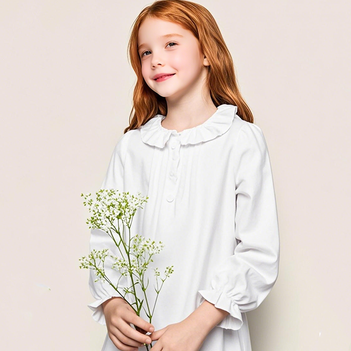Wholesale kids nightgown pajamas for girl
