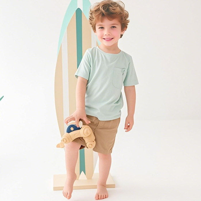 Custom Bamboo Baby T-shirt Set