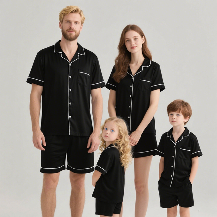 Pyjama-Set mit individueller Paspelierung