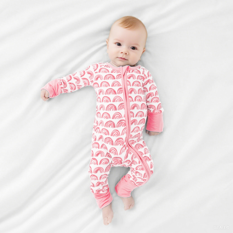 Premium Custom Bamboo Baby Romper