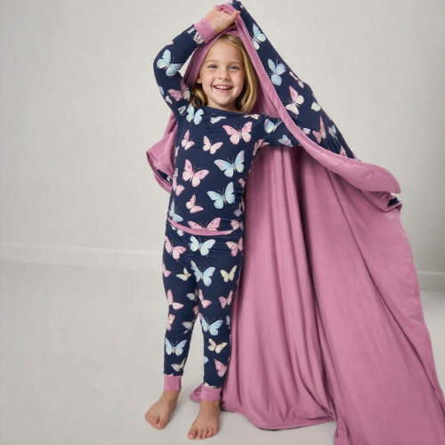 Custom Girls Soft Bamboo Blanket