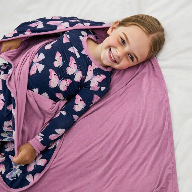 Custom Girls Soft Bamboo Blanket