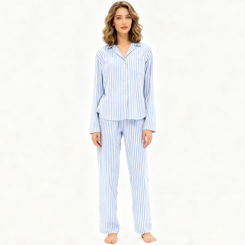 OEM women's sleepwear set Bamboo rayon pajamas set