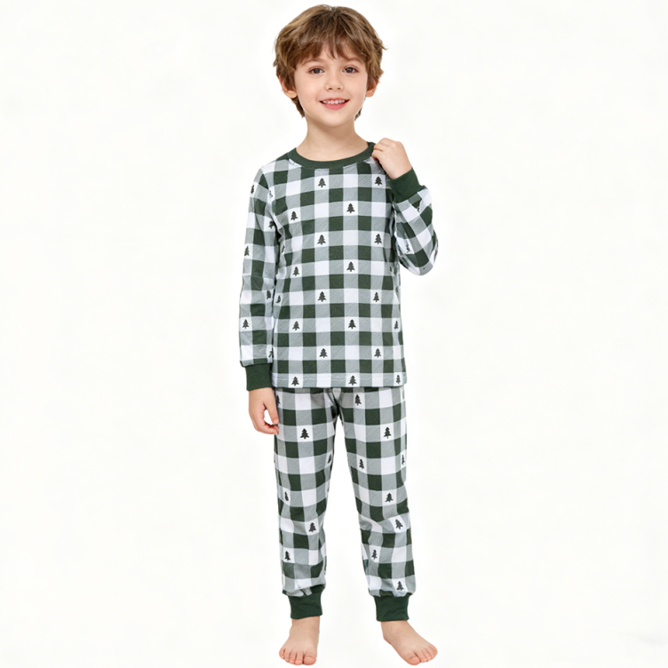 Custom Causal Long Sleeves Bamboo Pajamas