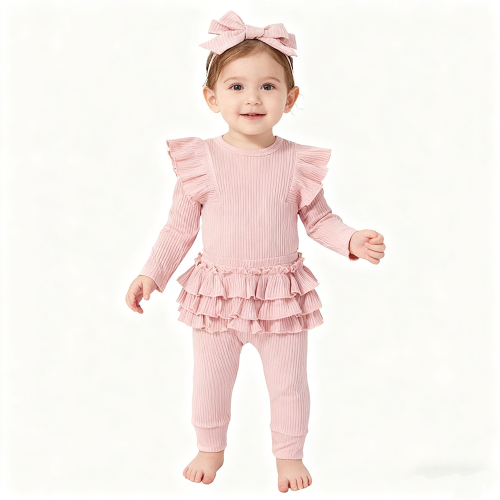 Custom baby girl clothes bamboo baby romper