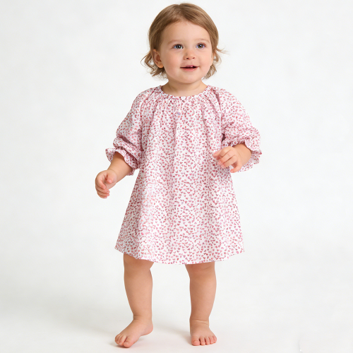 Wholesale Custom Bamboo Baby Girl Dress New Born Baby Clothes