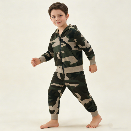 Manufacturer OEM Kids Clothes Sets 2Pcs Kids Boy Hoodies