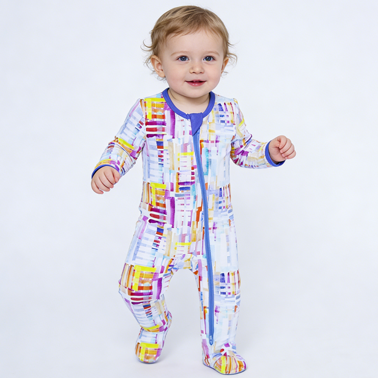 Custom New Born Bamboo Baby Romper