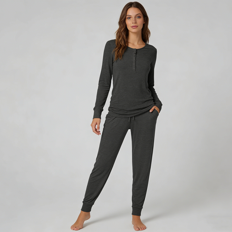 Custom Bamboo Pajamas Women's Sleepwear Set