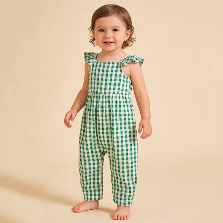 OEM Baby Girl Clothes Short Sleeves Baby Romper