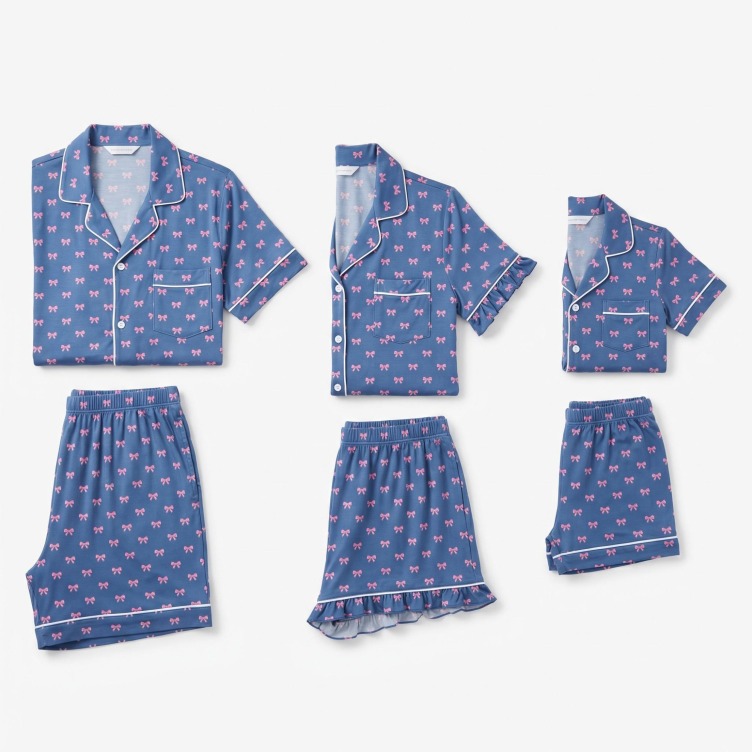 Custom Bamboo Valentine Matching Pajamas