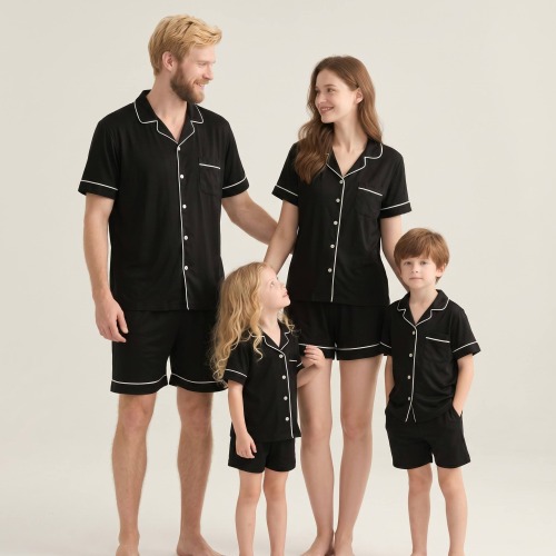 Custom Bamboo Pajama Set Short Matching Family Set
