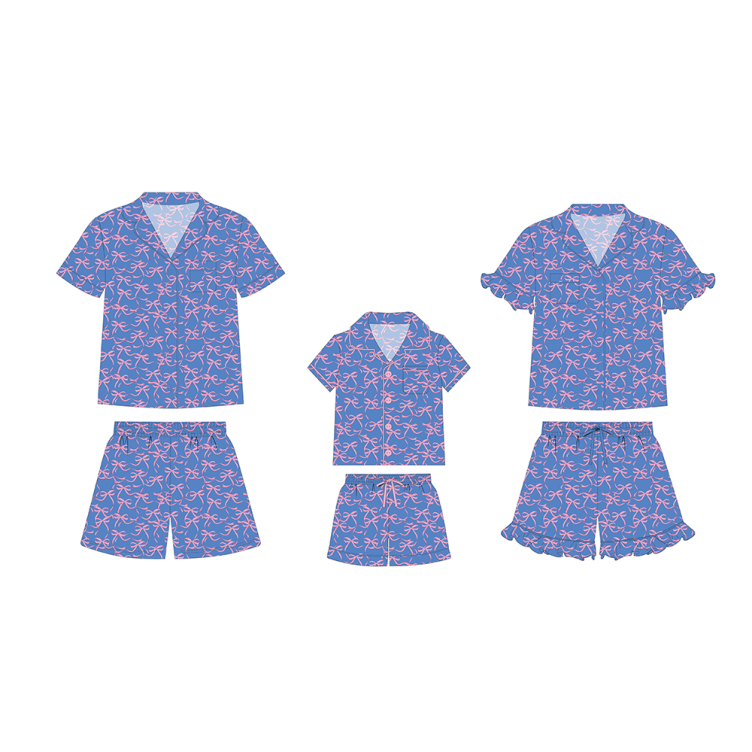 Custom Bamboo Valentine Matching Pajamas