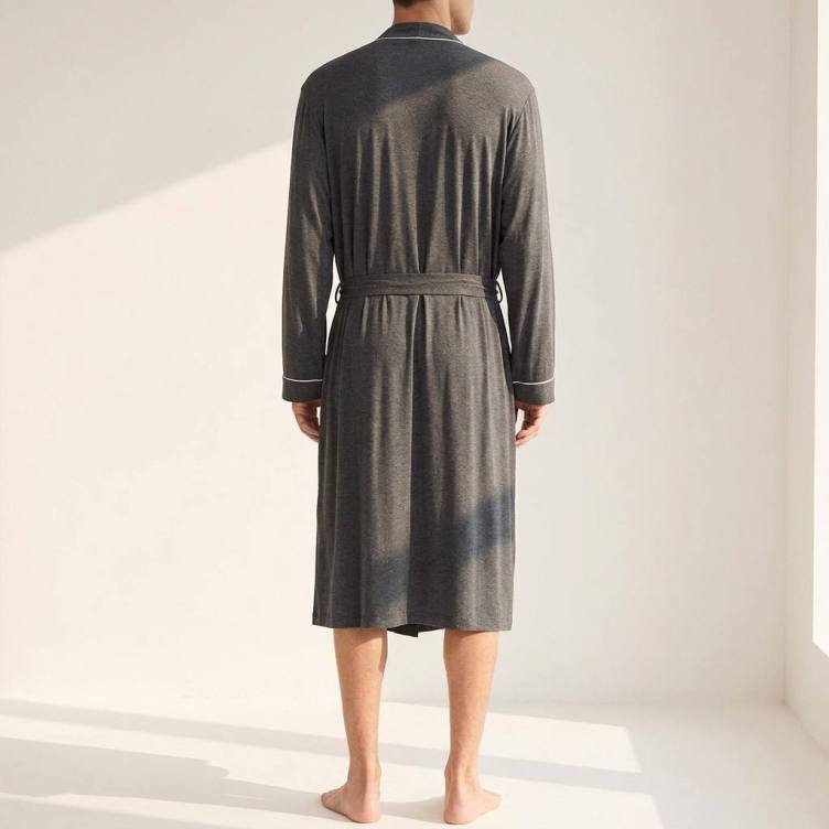 High Quality Men's Pajamas Custom Bamboo Men's Nightgown