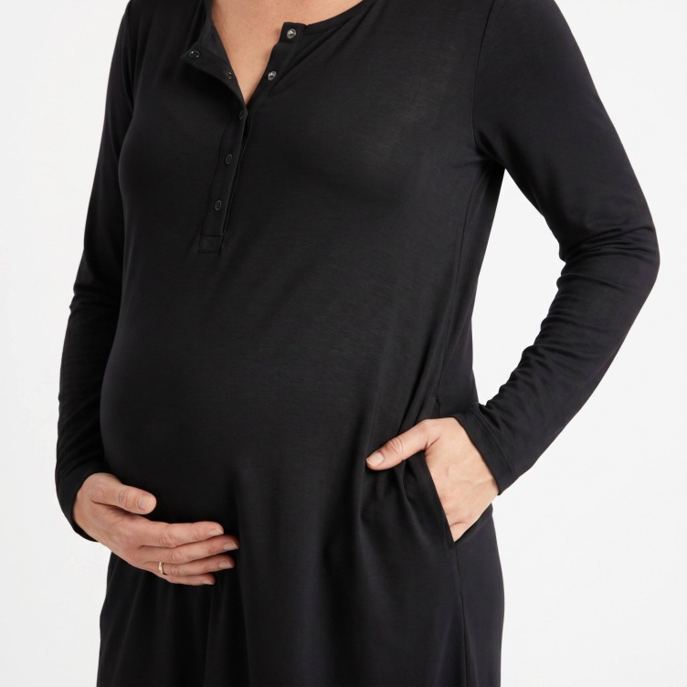 Custom Bamboo Maternity Nursing Nightgowns