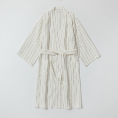 Kimono linen robe