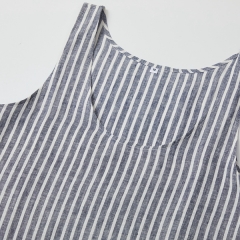 Indigo stripe night dress