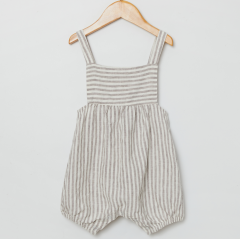 Baby short linen rompers