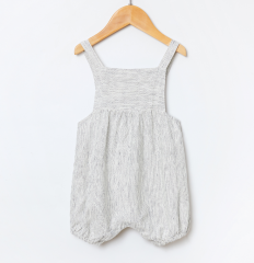 Baby short linen rompers