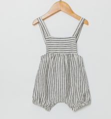 Baby short linen rompers