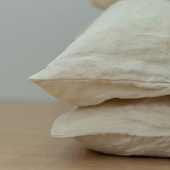 Sand field linen duvet cover set