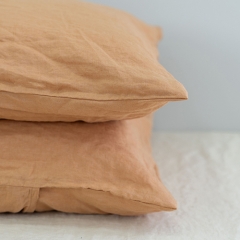 Light taupe linen duvet cover set