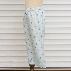 winter sun printed logo kids linen pants