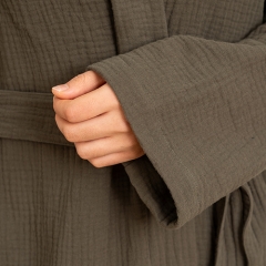 Judge gray linen robe