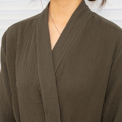 Judge gray linen robe