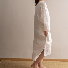 white full size woman dress