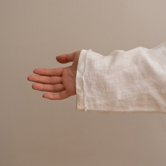 white v neck woman dress