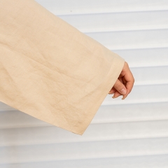 Beige linen robe
