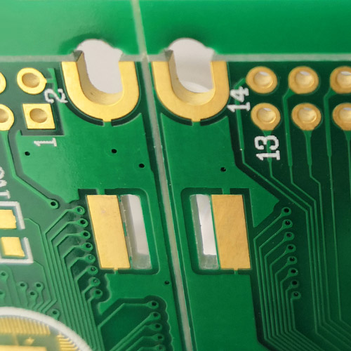 Half-holes pcb semi-hole