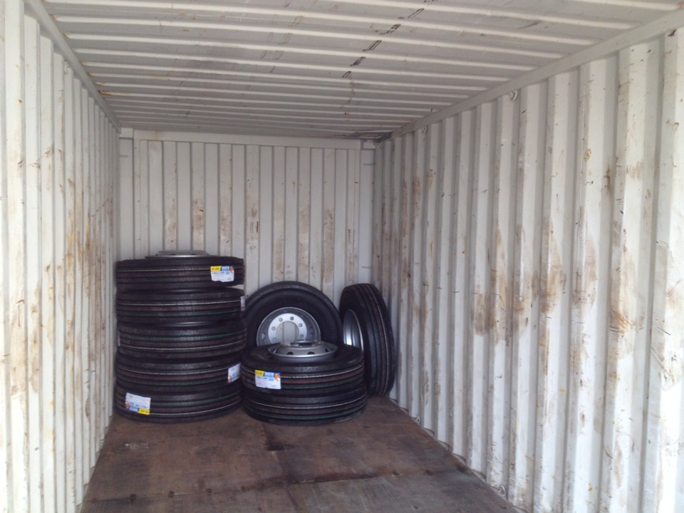 Container loading for truck tires & wheels customers from Philippines