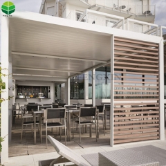 New Design Outdoor Louverd Roof Pergola Gazebo System
